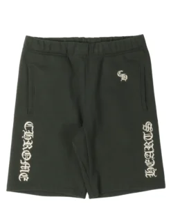 Chrome Hearts Black Logo Short