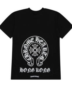 Chrome Hearts Hong Kong Horseshoe Pocket Tee – Black