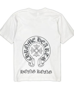 Chrome Hearts Hong Kong Horseshoe Pocket Tee – White