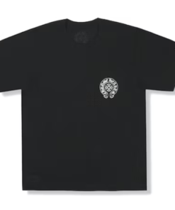 Chrome Hearts Horseshoe Logo Pocket Tee – Black