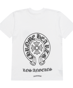 Chrome Hearts Los Angeles Horseshoe Pocket Tee – White