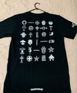 Chrome Hearts Multi Logo Black T-shirt1