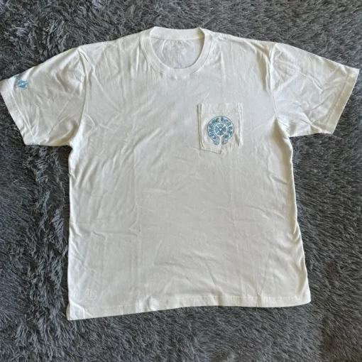 Chrome Hearts Triple Cross Logo White T-Shirt