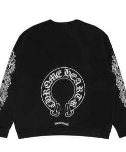 Chrome Hearts Horseshoe Floral Logo Sweatshirt