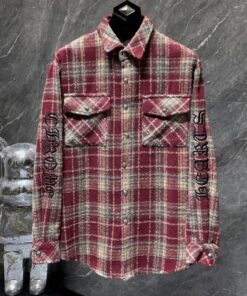 Chrome Hearts Retro Red Casual Shirt