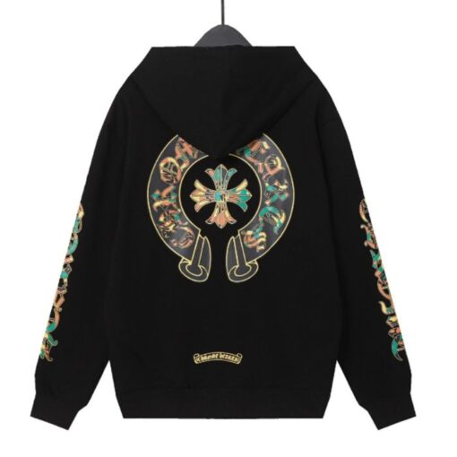 Chrome Hearts Colorful Logo Hoodie Zip Up